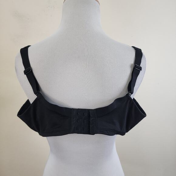 SOMA BRA STUNNING SUPPORT 40DD Full Coverage Black Lace Underwire - Picture 3 of 5